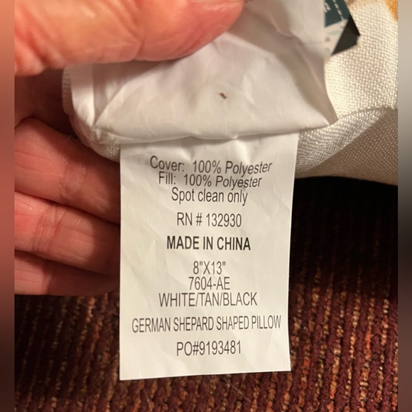 German Shepherd-shaped Accent Pillow - Picture 5 of 5